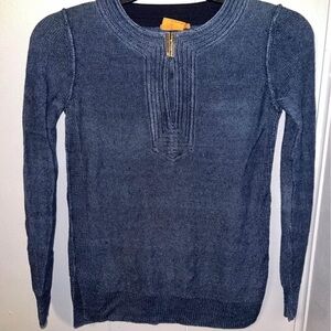 Tory Burch Navy Knit Top